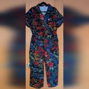 Lucy & Yak Ragan - Cotton Jumpsuit in Maria Print